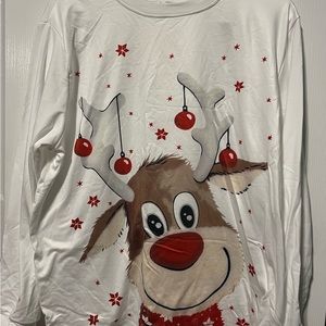 Men’s reindeer pajama set. Size “M”